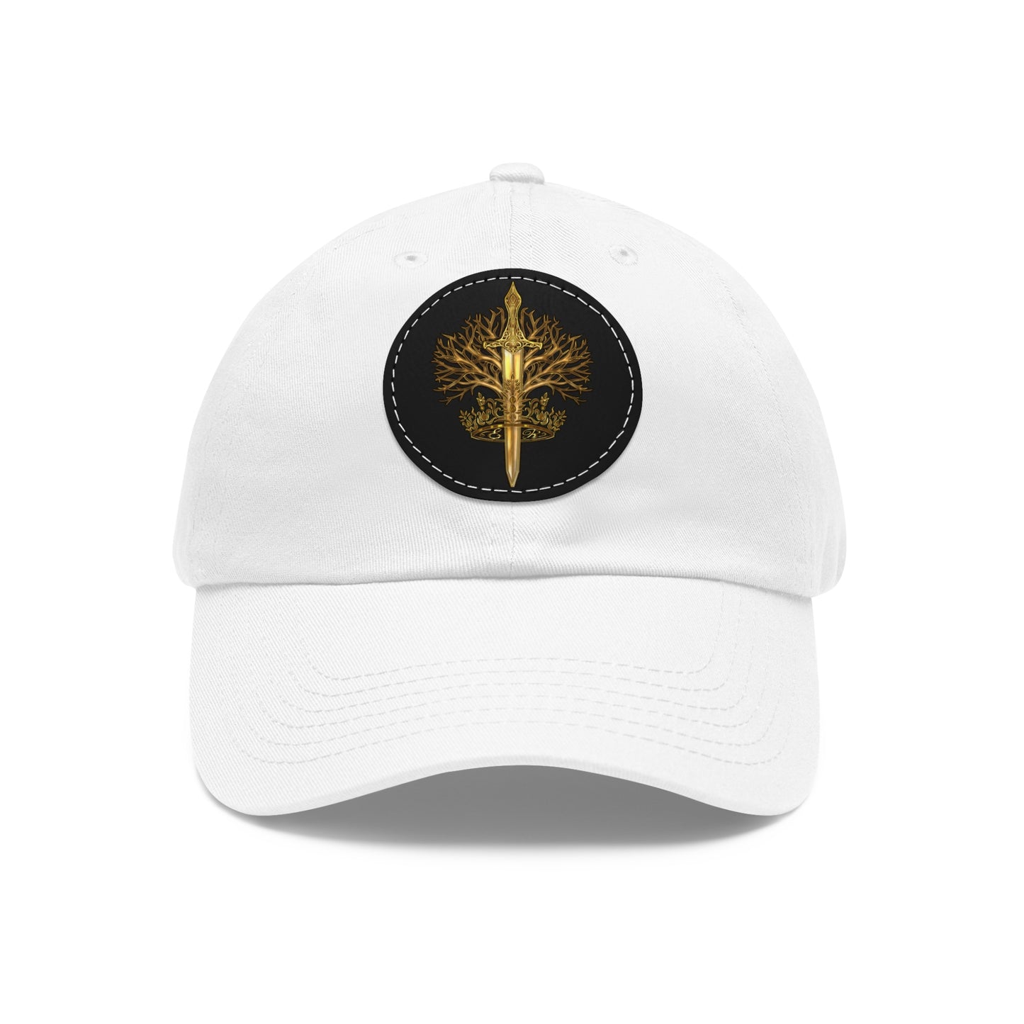 ElBin Logo Hat with Leather Patch (Round)