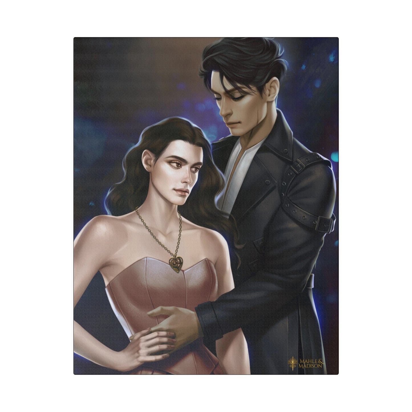 Clark and Addie Matte Canvas