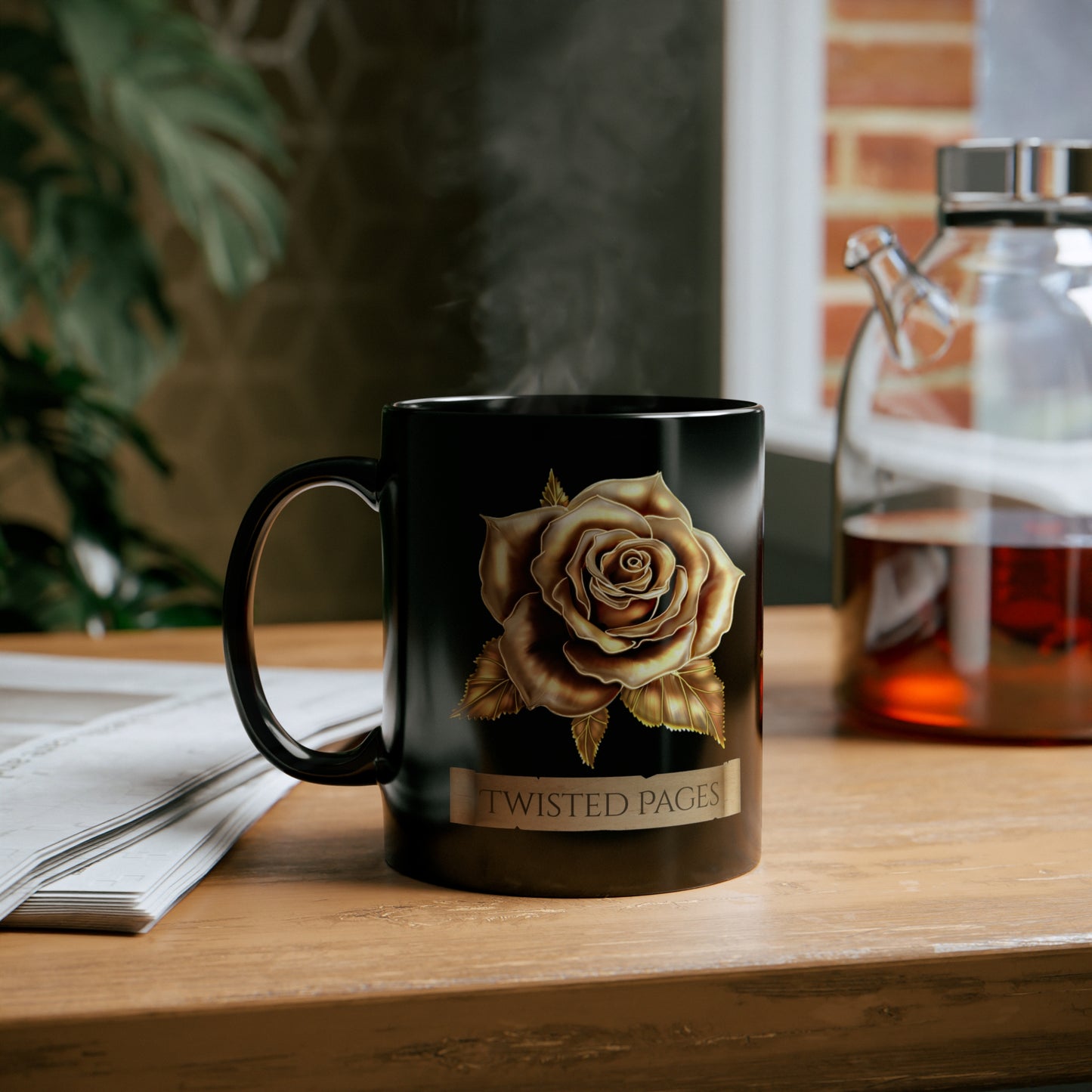 Golden Rose Mug