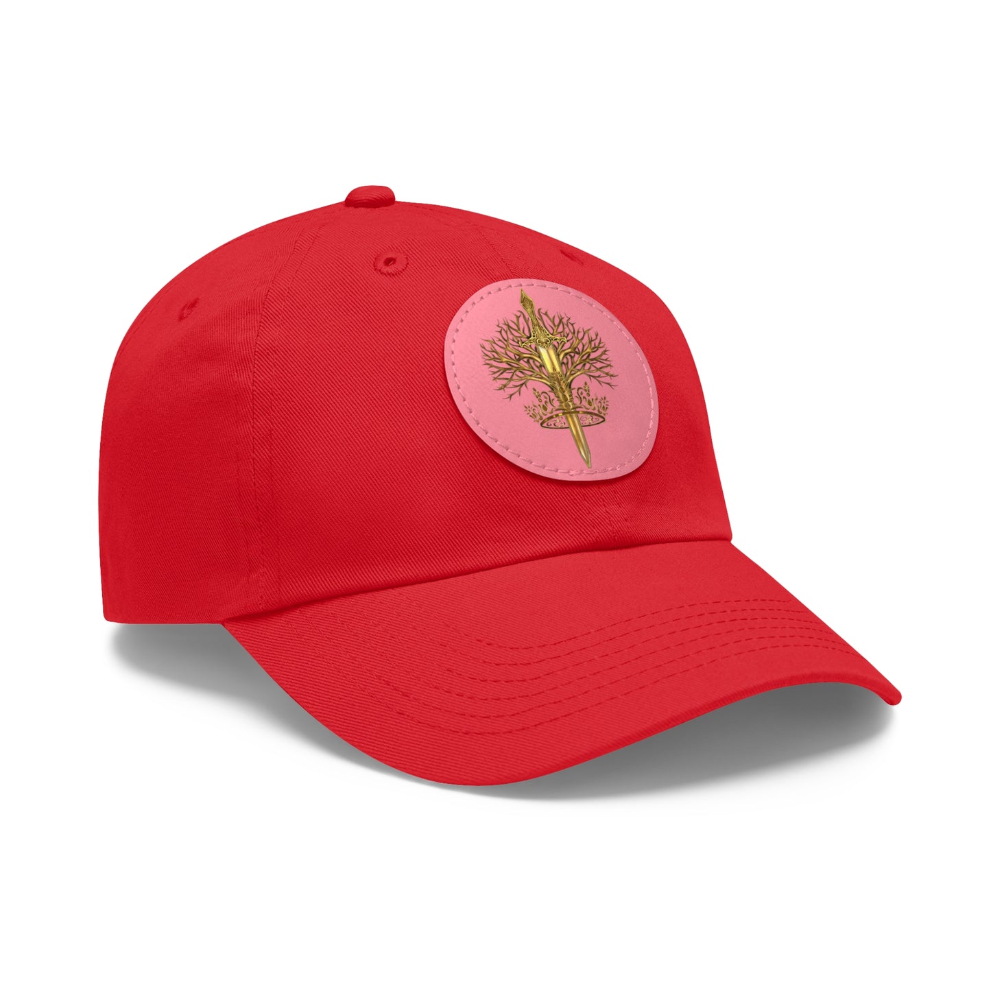 ElBin Logo Hat with Leather Patch (Round)