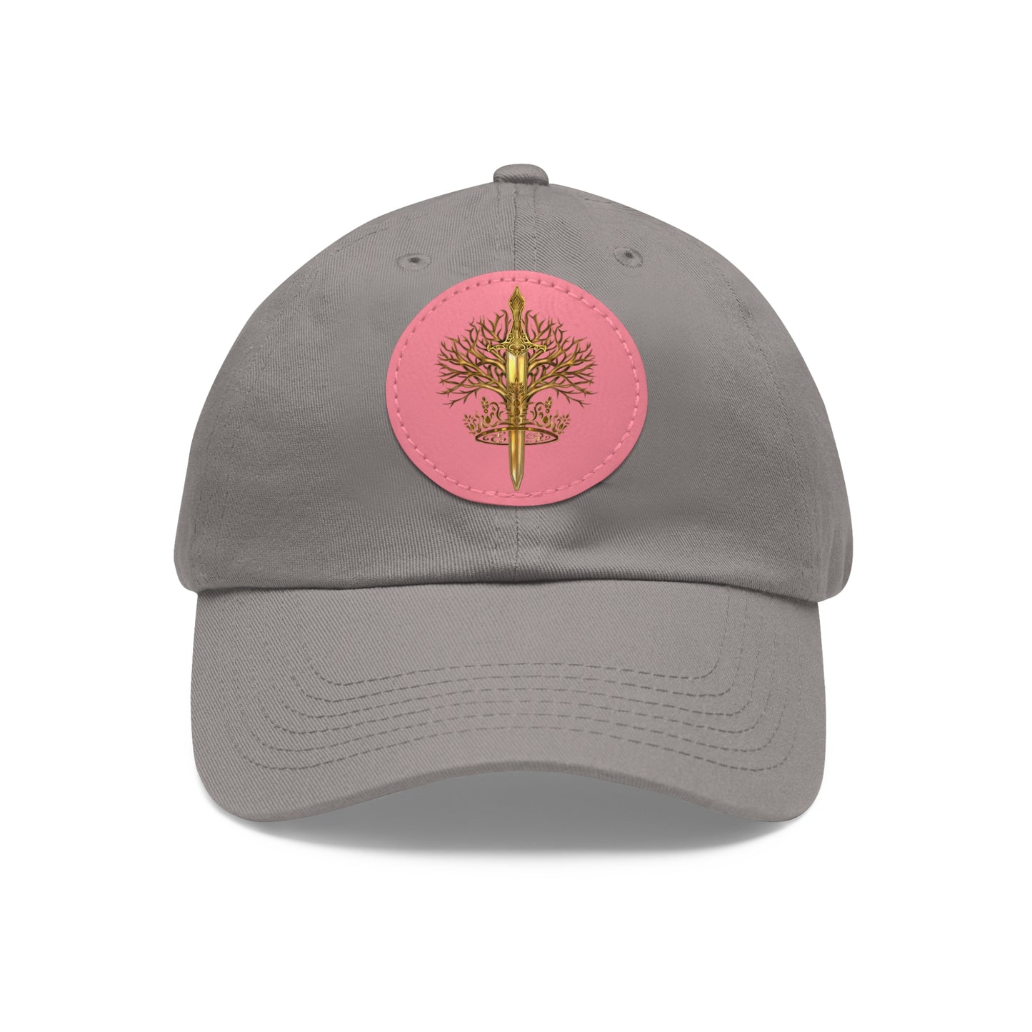 ElBin Logo Hat with Leather Patch (Round)