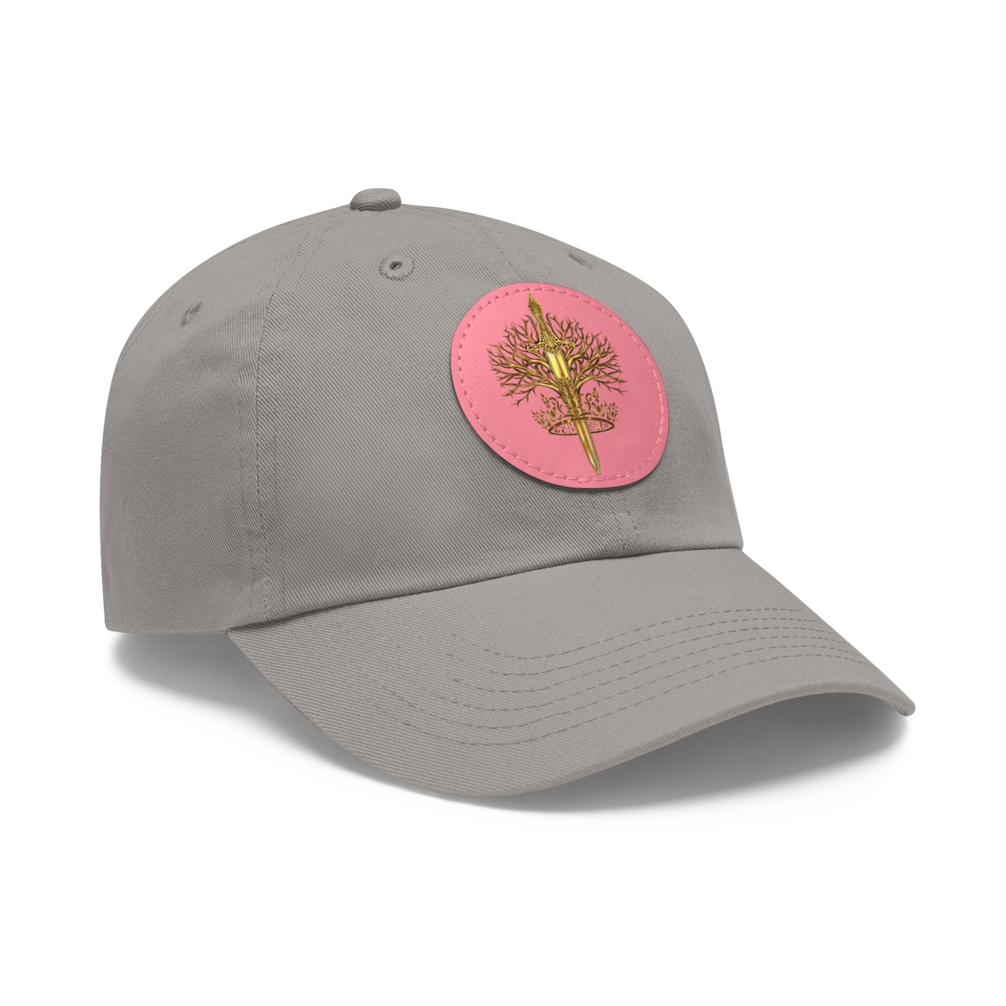 ElBin Logo Hat with Leather Patch (Round)