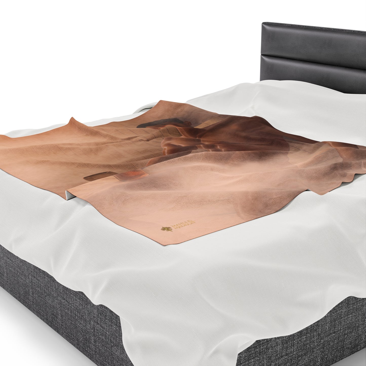 Socairan's in the Sauna Velveteen Plush Blanket
