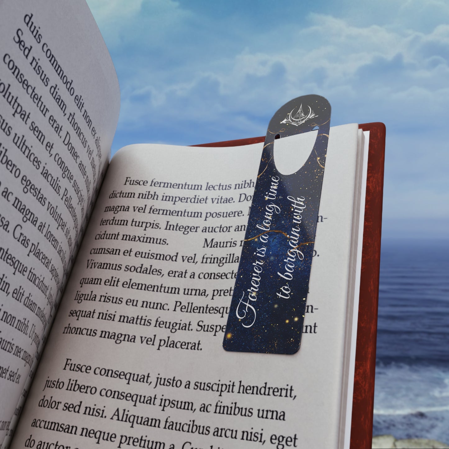Of Elves and Embers Metallic Bookmark