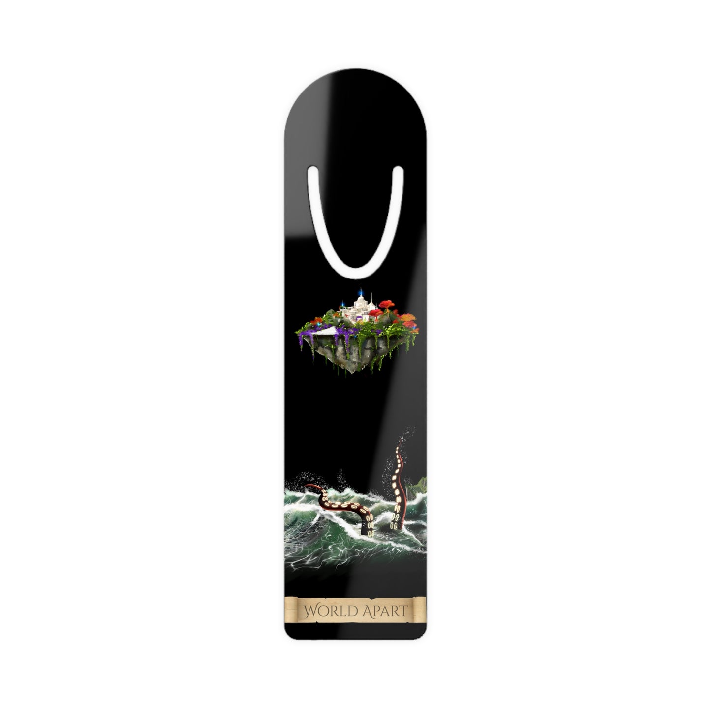 World Apart Metallic Bookmark