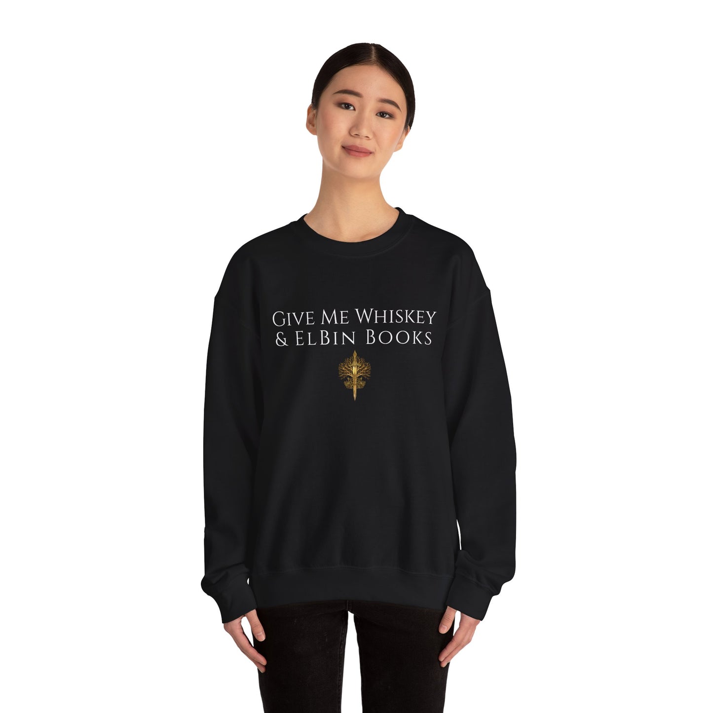 Give Me Whiskey And ElBin Books Sweatshirt