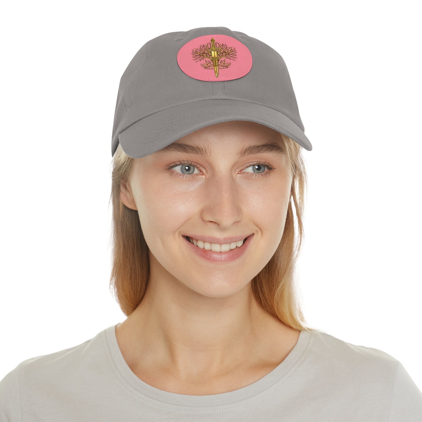 ElBin Logo Hat with Leather Patch (Round)