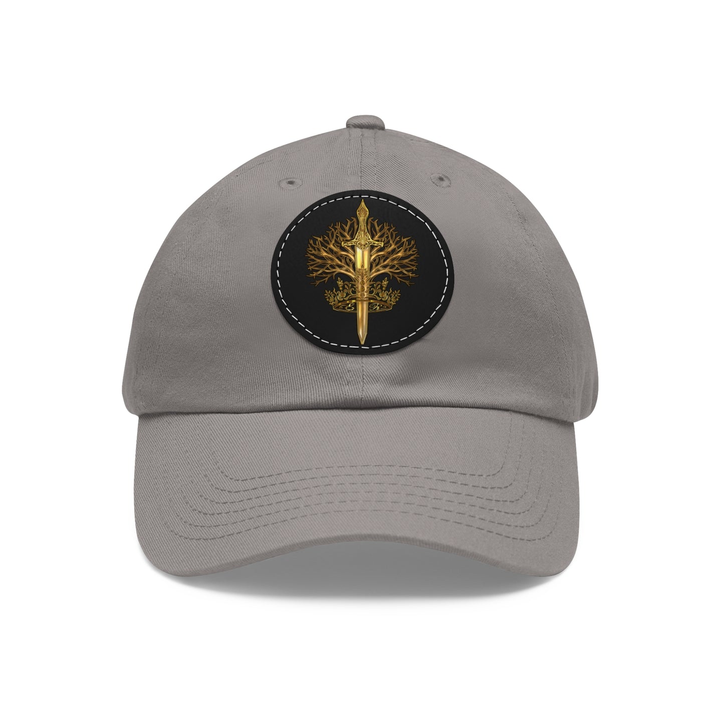 ElBin Logo Hat with Leather Patch (Round)
