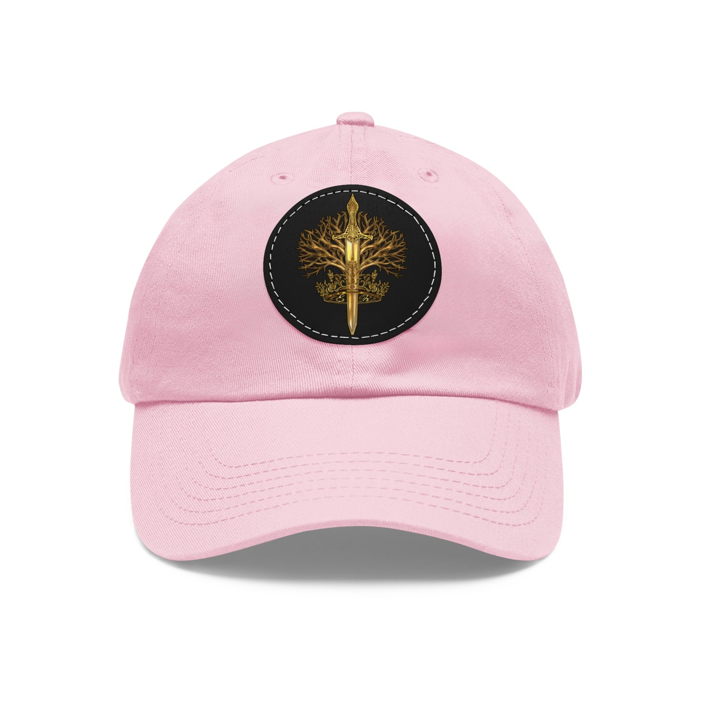 ElBin Logo Hat with Leather Patch (Round)