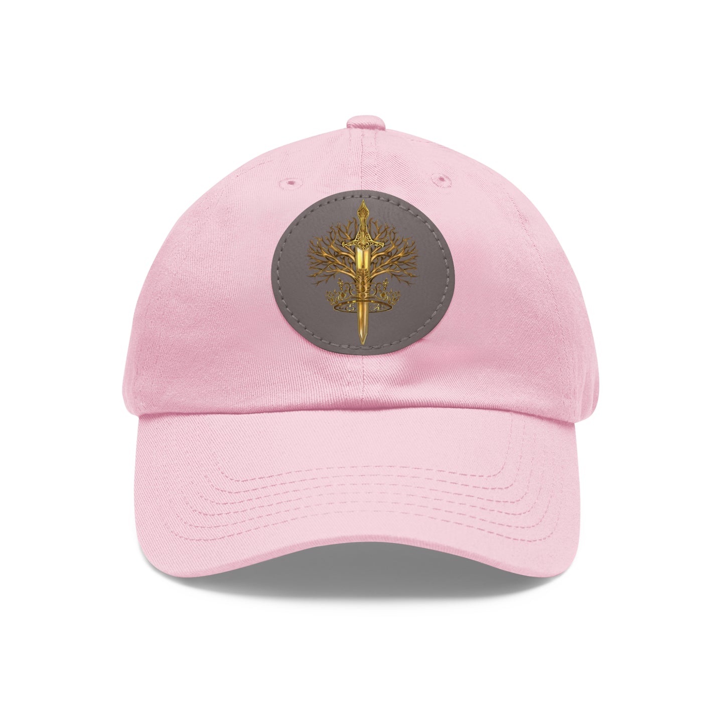 ElBin Logo Hat with Leather Patch (Round)