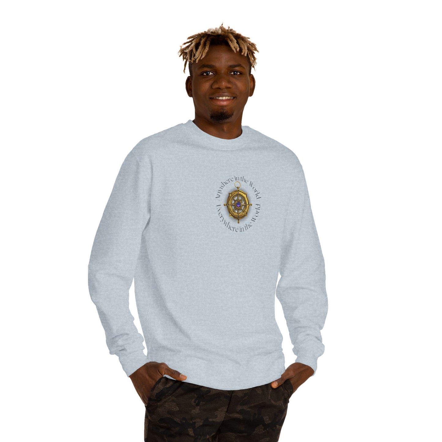 TWAS Compass Rose Crewneck Sweatshirt