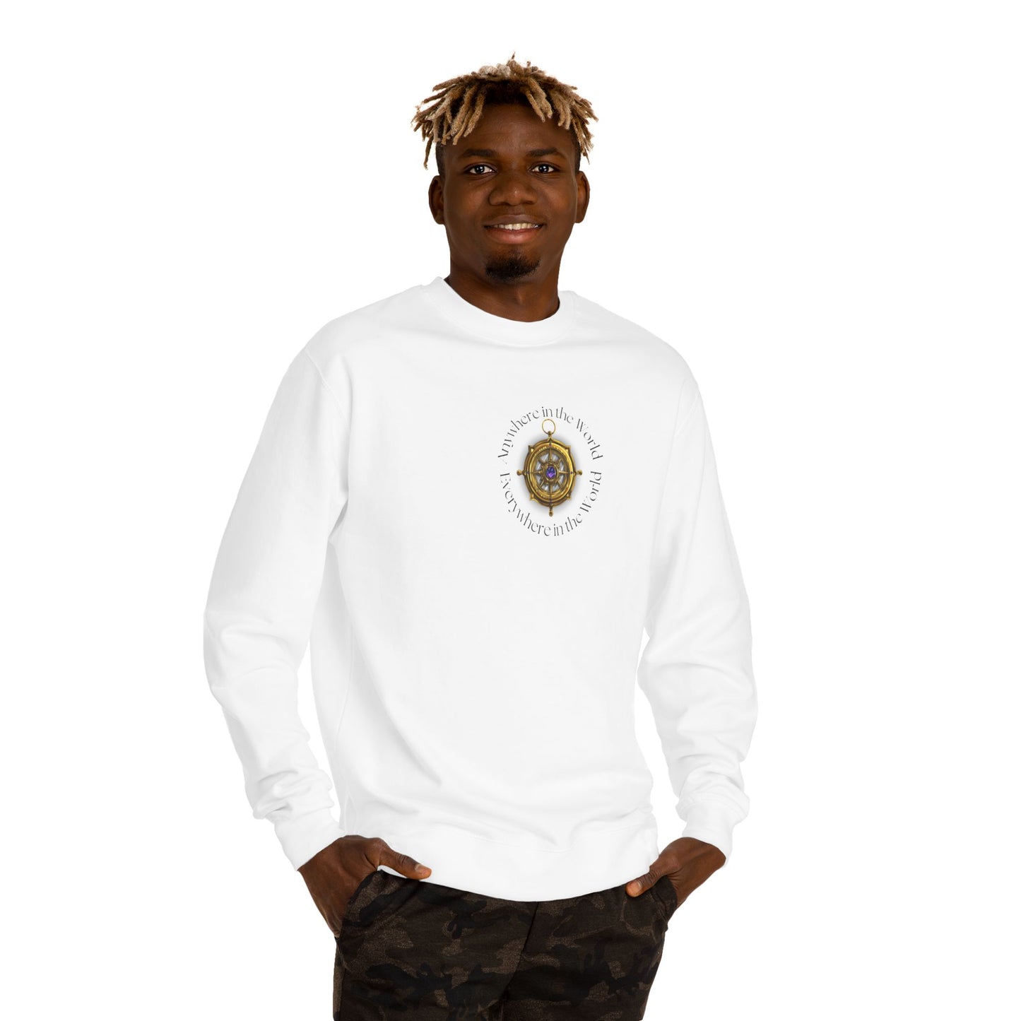 TWAS Compass Rose Crewneck Sweatshirt