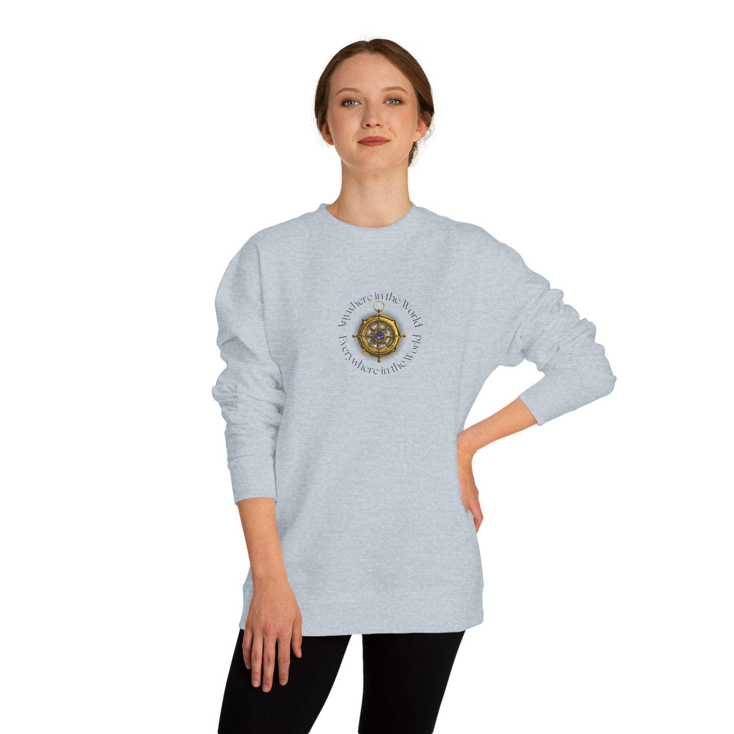 TWAS Compass Rose Crewneck Sweatshirt