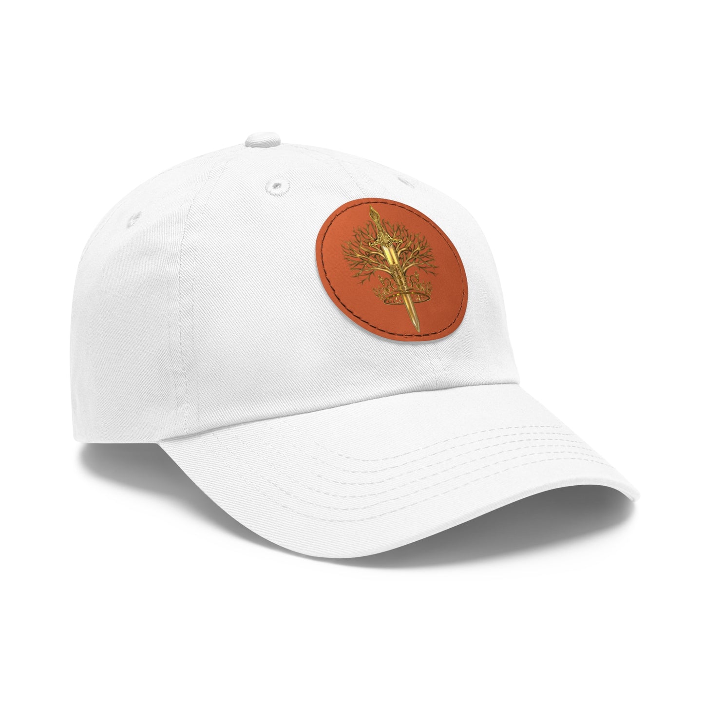 ElBin Logo Hat with Leather Patch (Round)