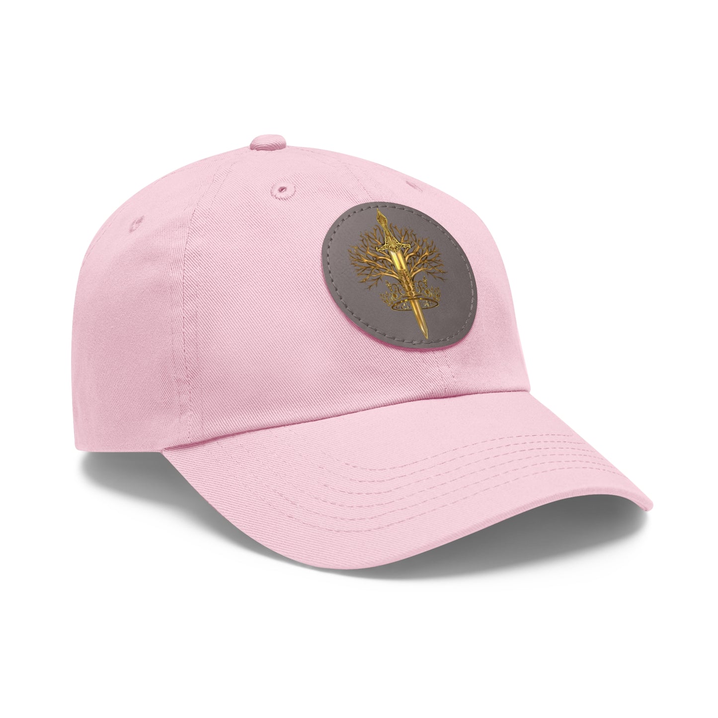 ElBin Logo Hat with Leather Patch (Round)