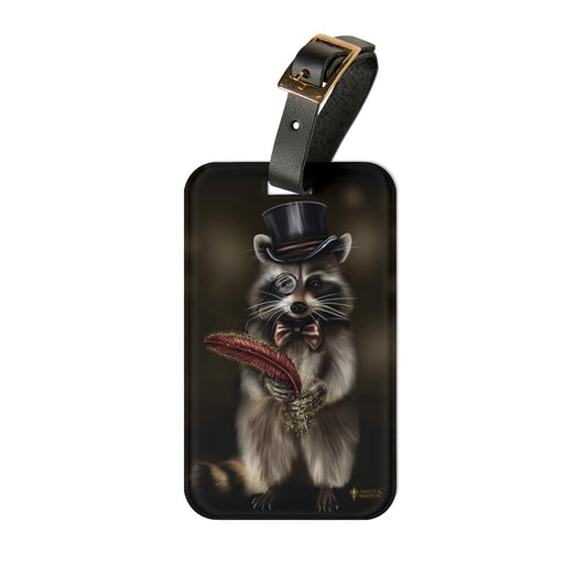 Cedric the Raccoon Luggage Tag