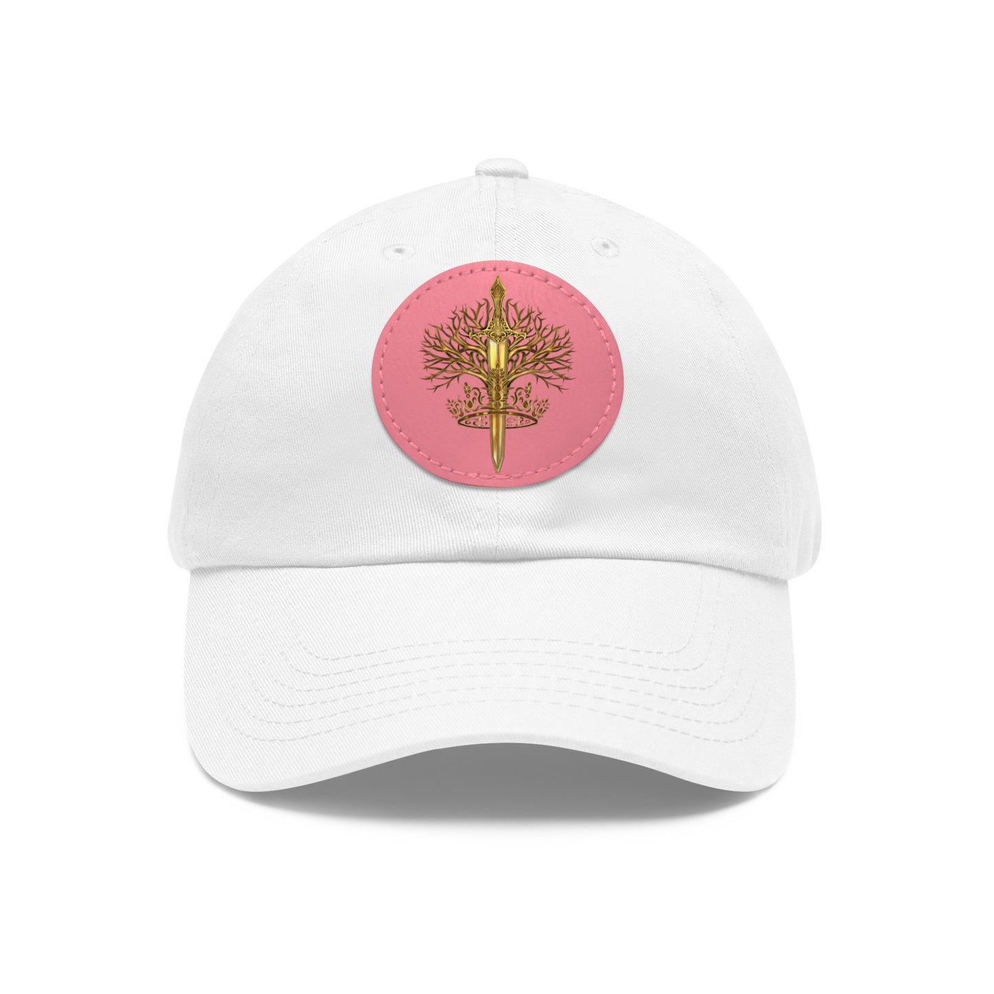 ElBin Logo Hat with Leather Patch (Round)