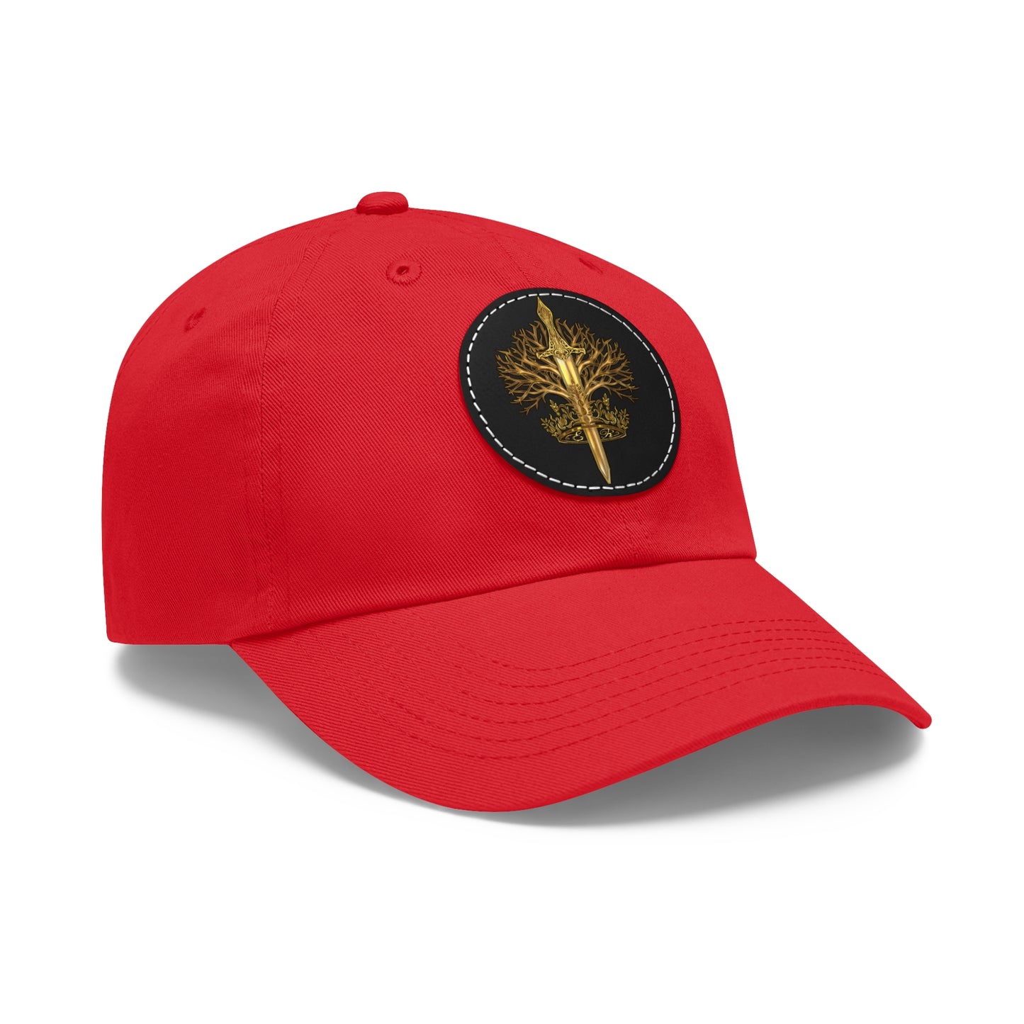 ElBin Logo Hat with Leather Patch (Round)