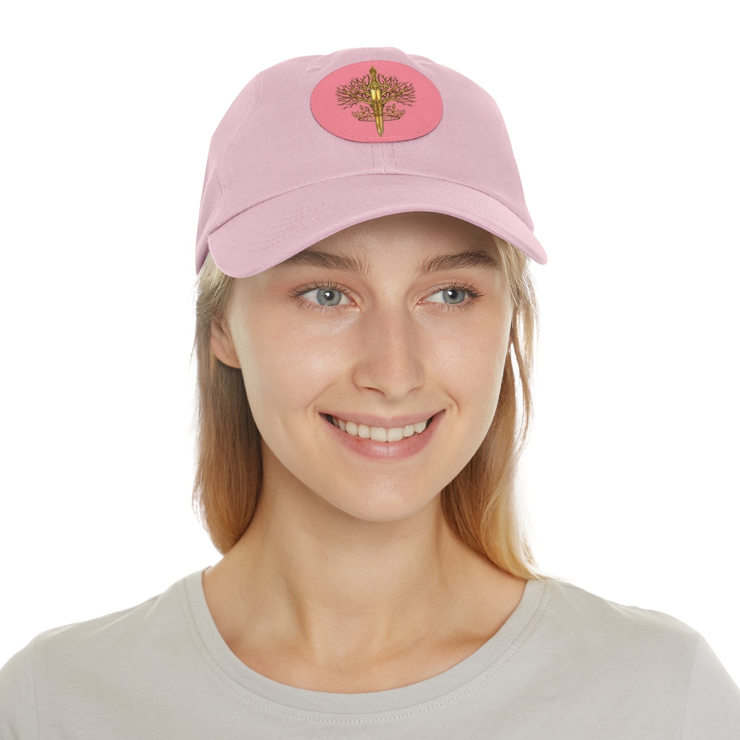 ElBin Logo Hat with Leather Patch (Round)