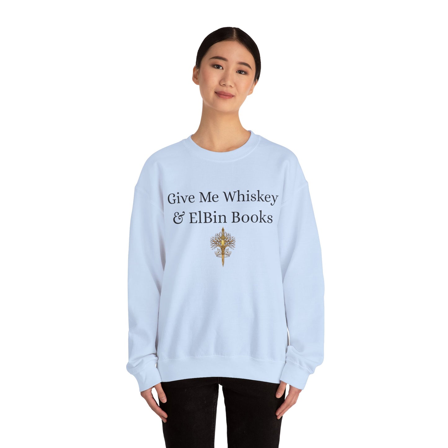 Whiskey & ElBin Books Crewneck Sweatshirt