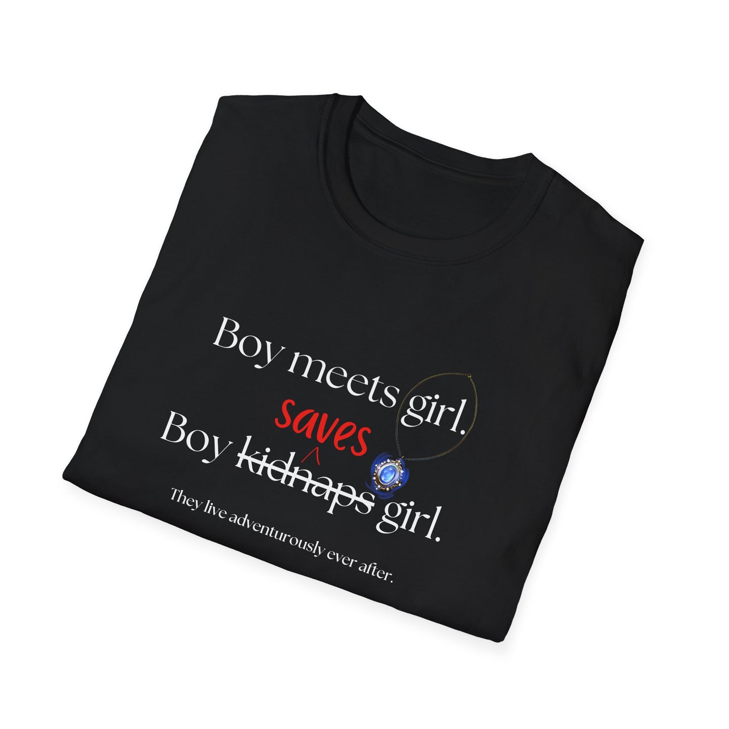 Boy Saves Girl Softstyle T-Shirt