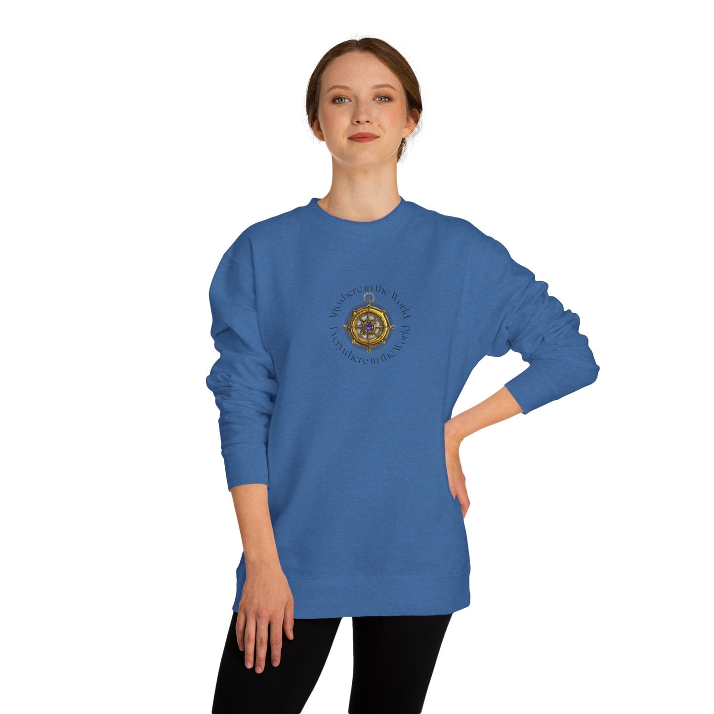 TWAS Compass Rose Crewneck Sweatshirt