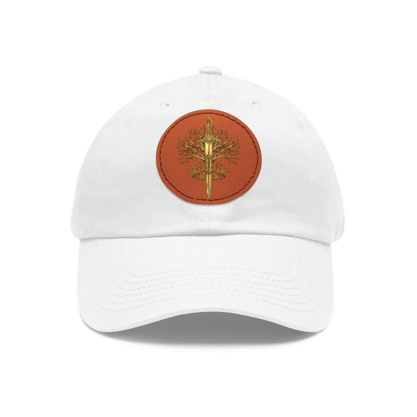 ElBin Logo Hat with Leather Patch (Round)