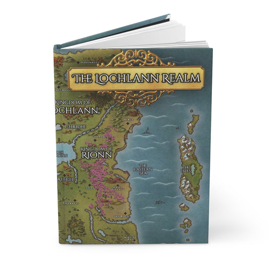 Lochlann Map Hardcover Journal Matte