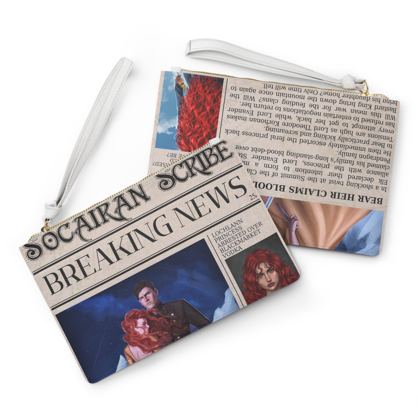 The Socairan Scribe Clutch Bag