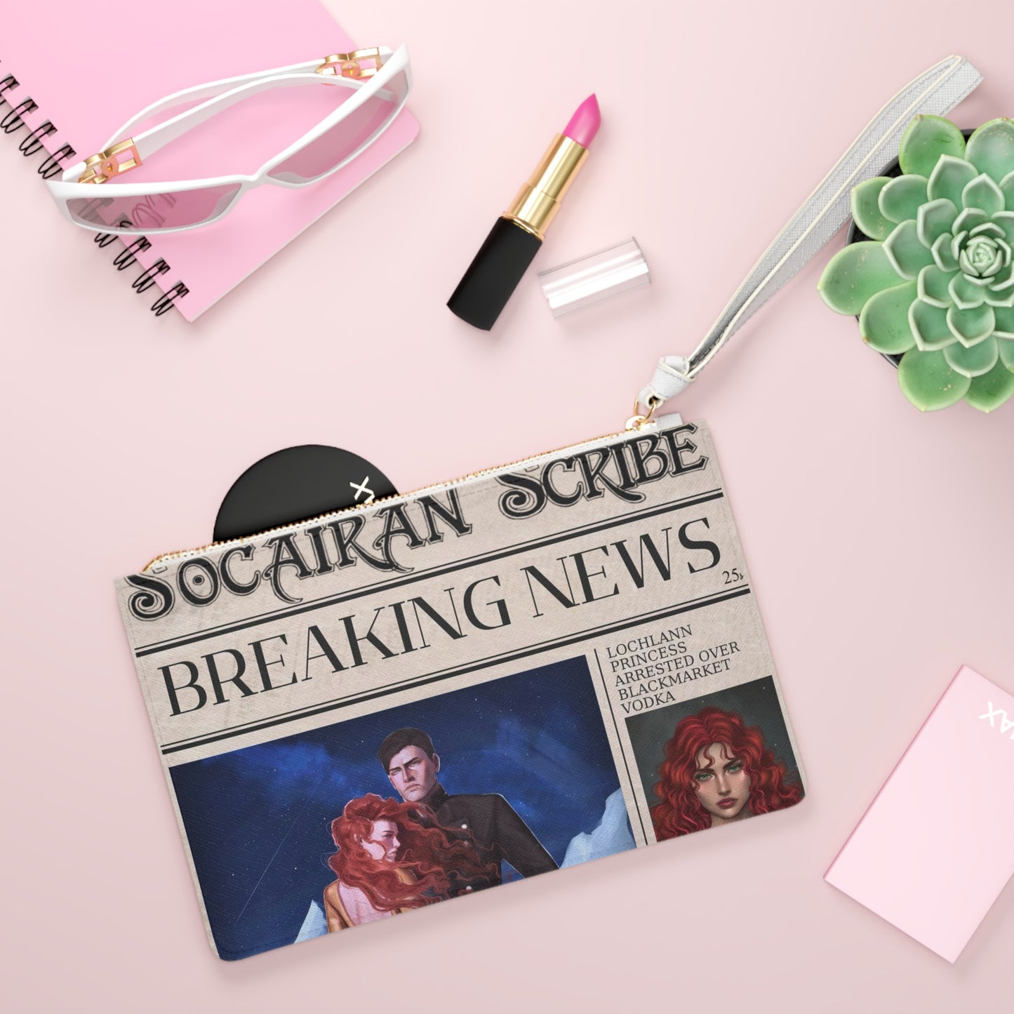 The Socairan Scribe Clutch Bag