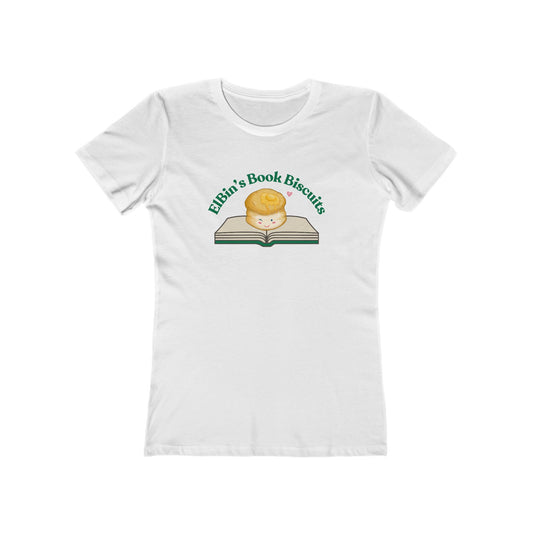 ElBin's Book Biscuits Boyfriend Tee for Women