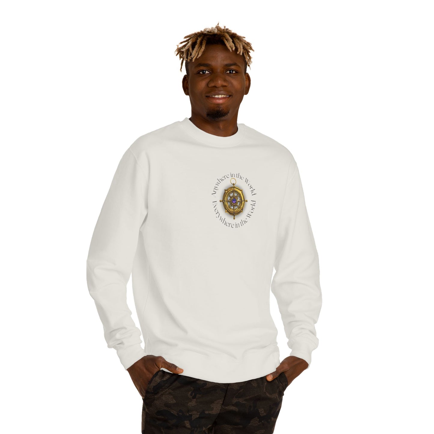 TWAS Compass Rose Crewneck Sweatshirt