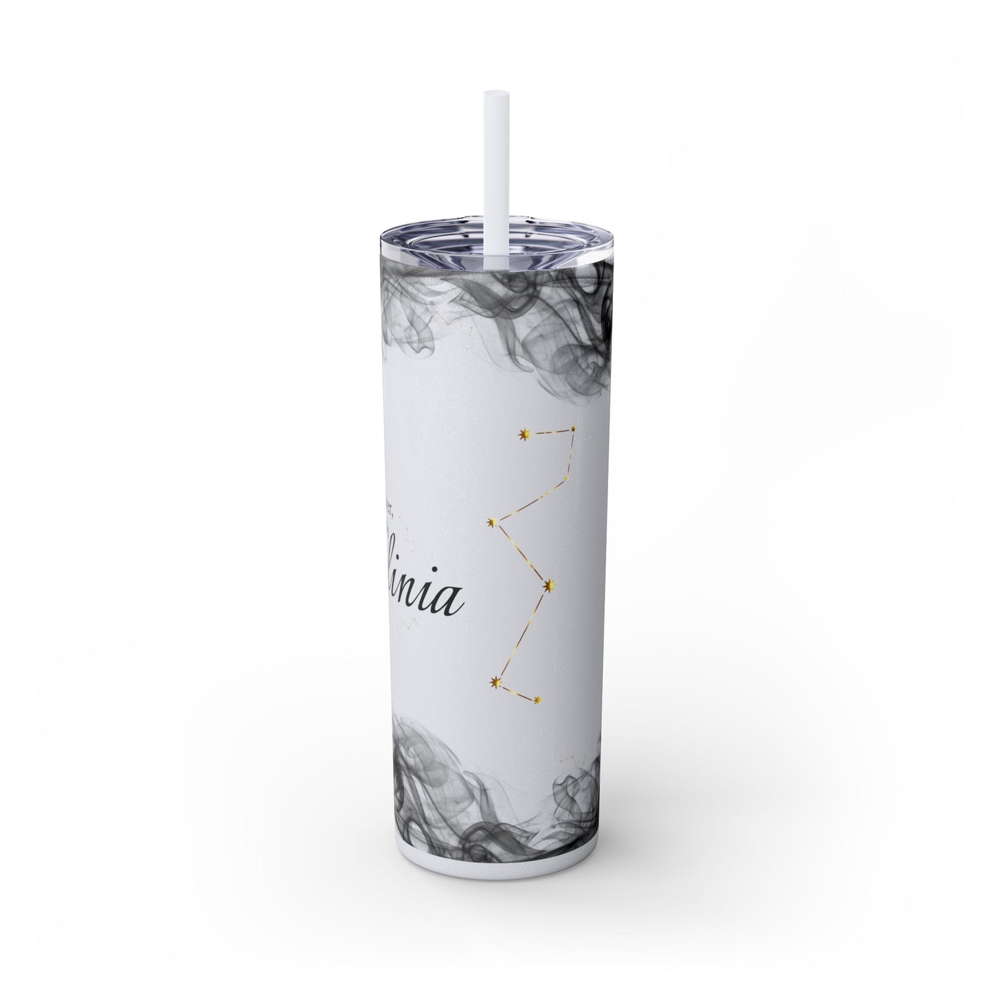 Feralinia - Skinny Tumbler with Straw, 20oz