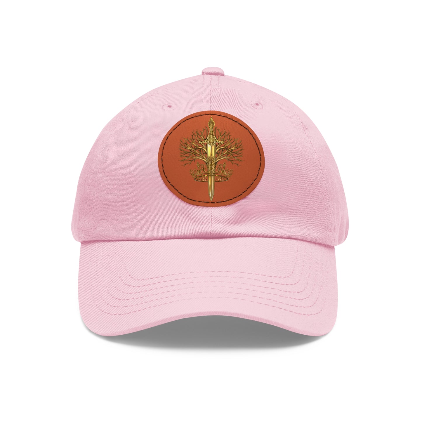 ElBin Logo Hat with Leather Patch (Round)