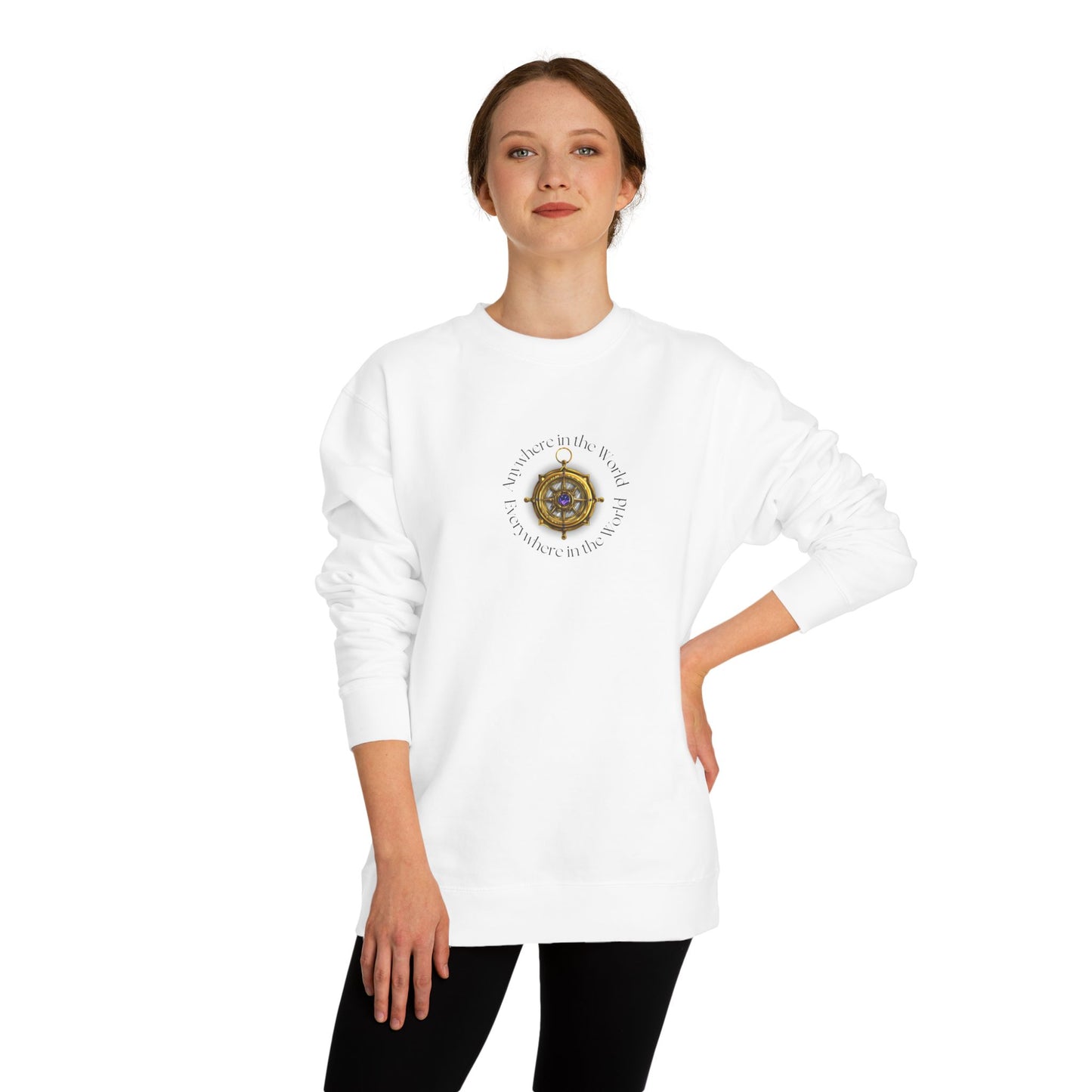 TWAS Compass Rose Crewneck Sweatshirt