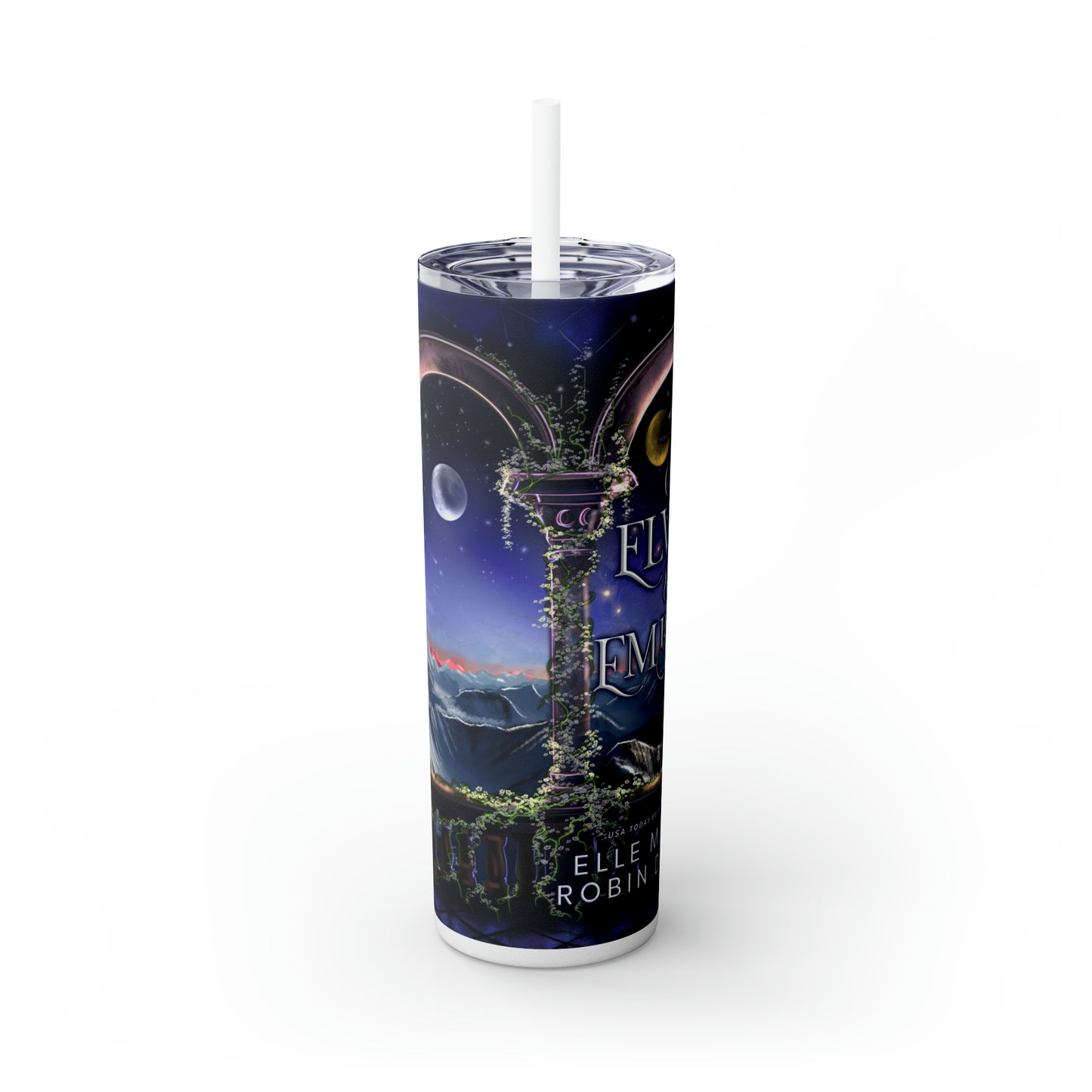 Balcony View Tumbler- Skinny Tumbler with Straw, 20oz