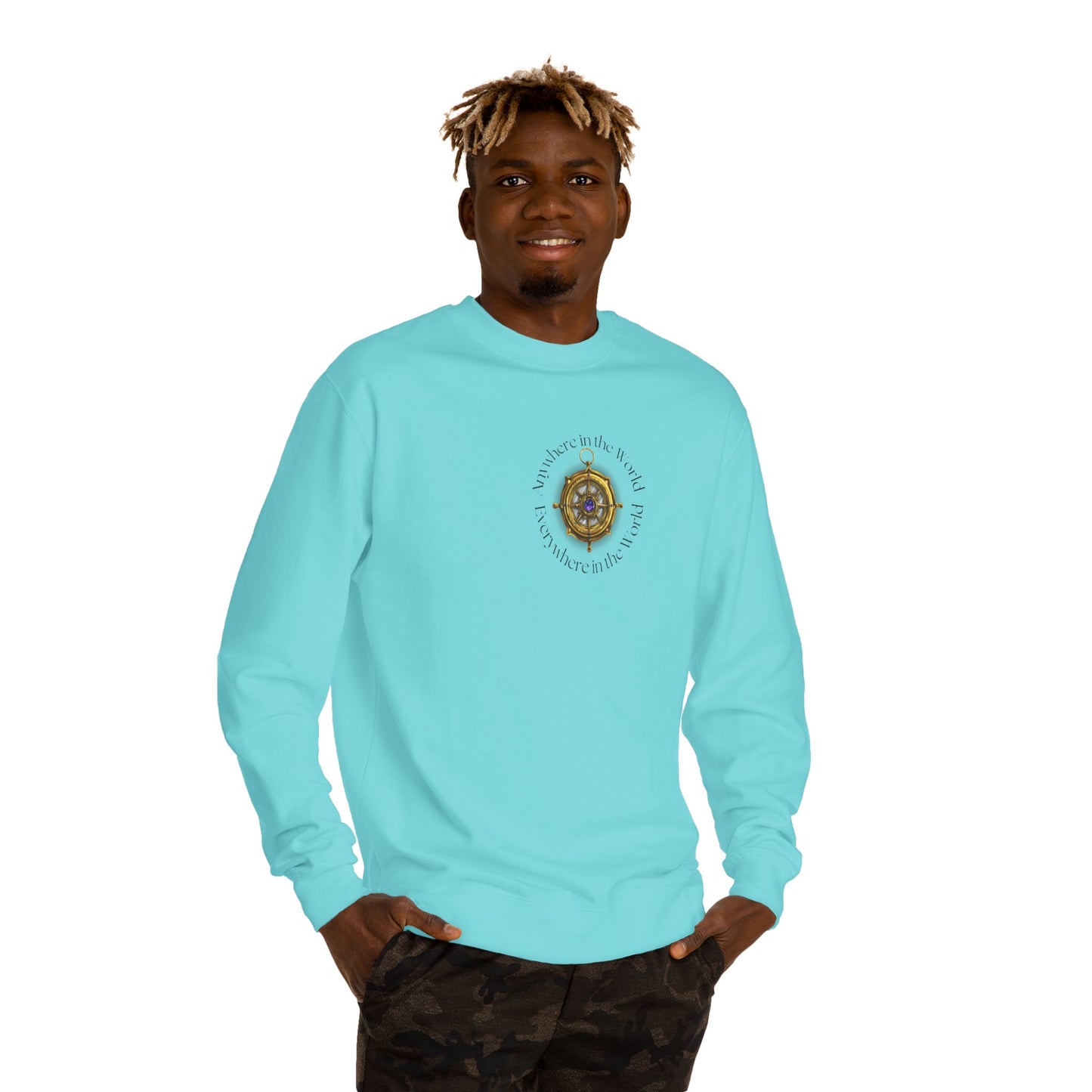 TWAS Compass Rose Crewneck Sweatshirt