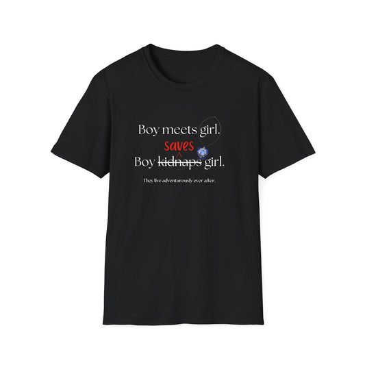 Boy Saves Girl Softstyle T-Shirt