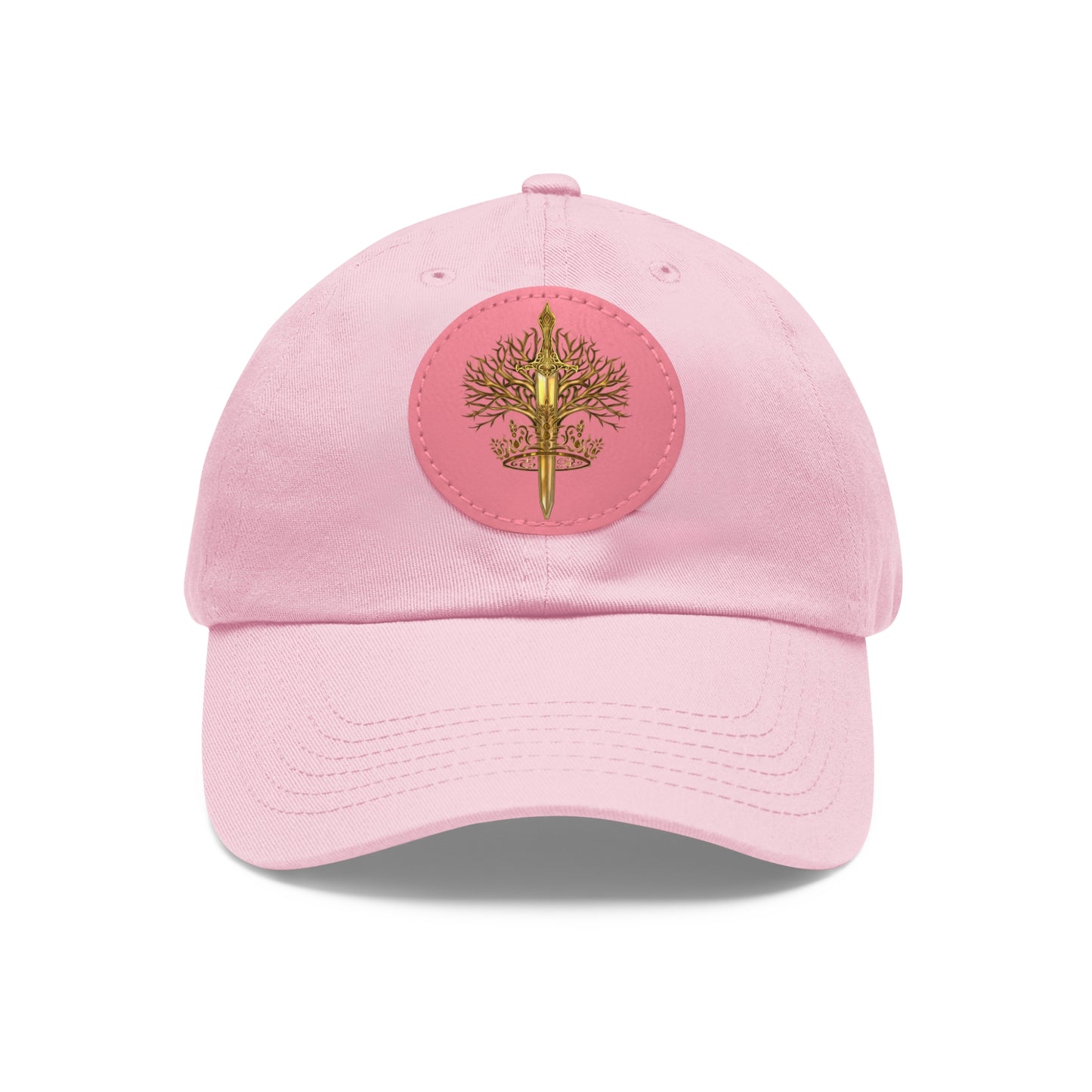 ElBin Logo Hat with Leather Patch (Round)