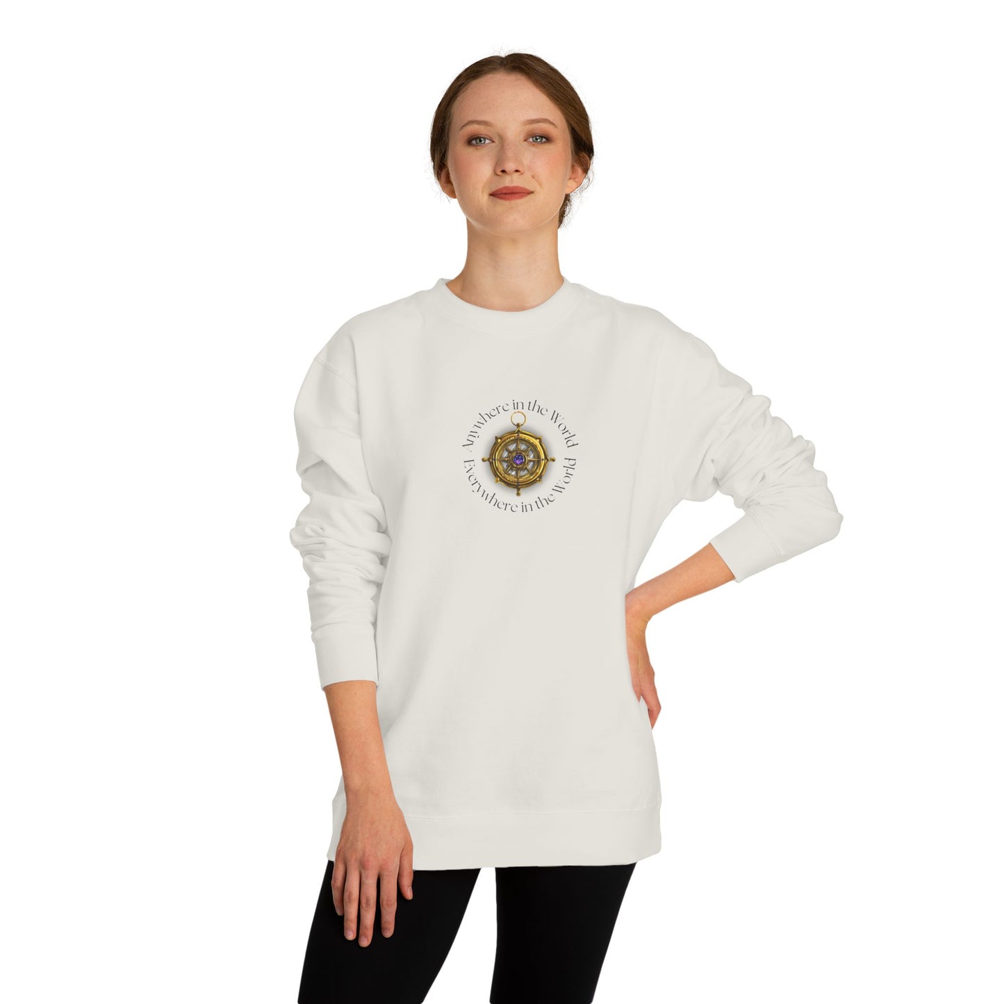 TWAS Compass Rose Crewneck Sweatshirt