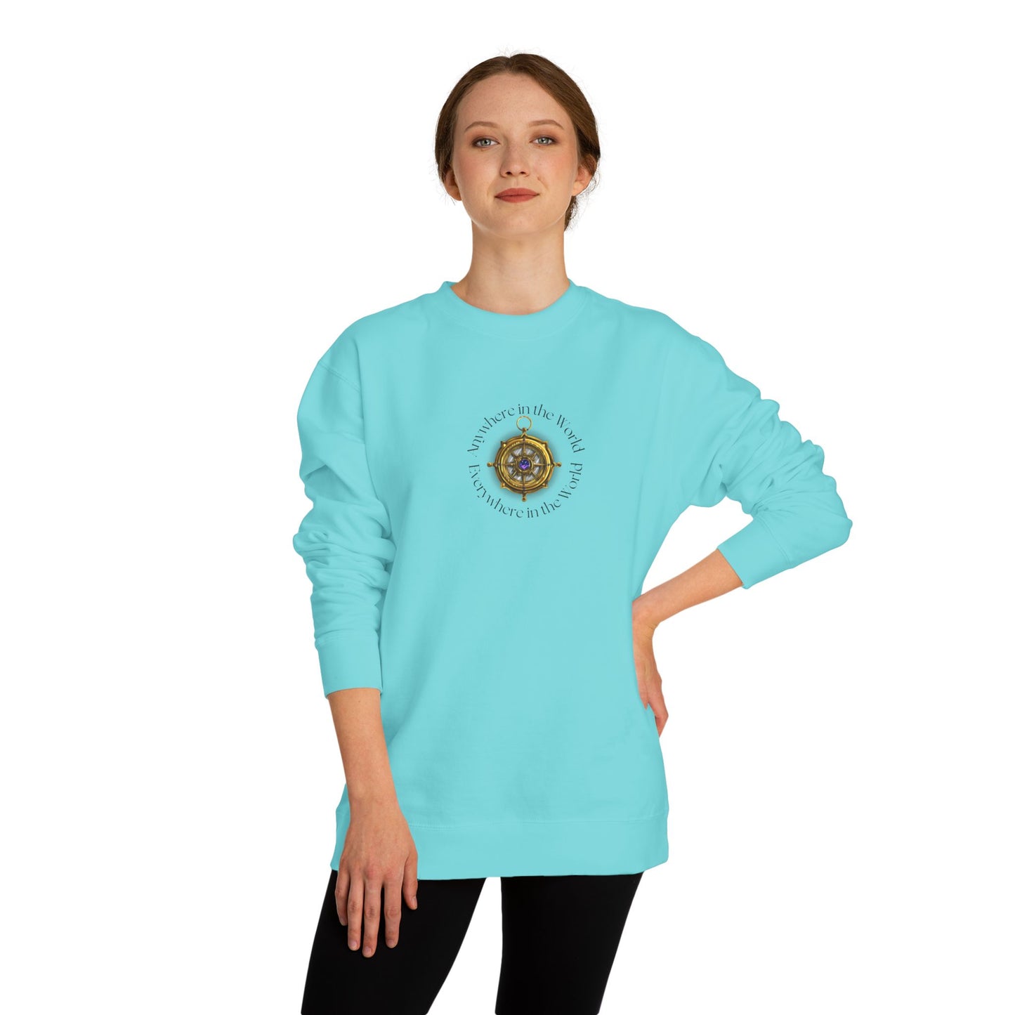 TWAS Compass Rose Crewneck Sweatshirt