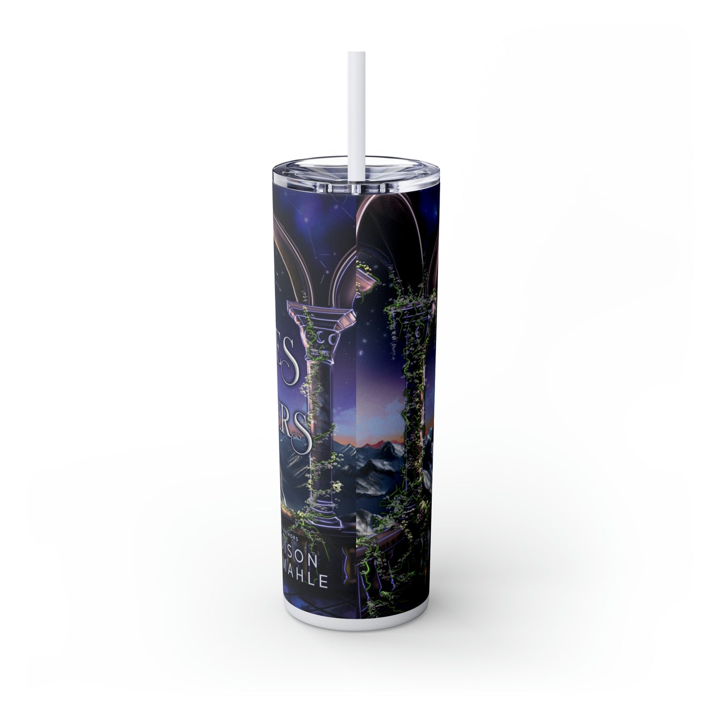 Balcony View Tumbler- Skinny Tumbler with Straw, 20oz