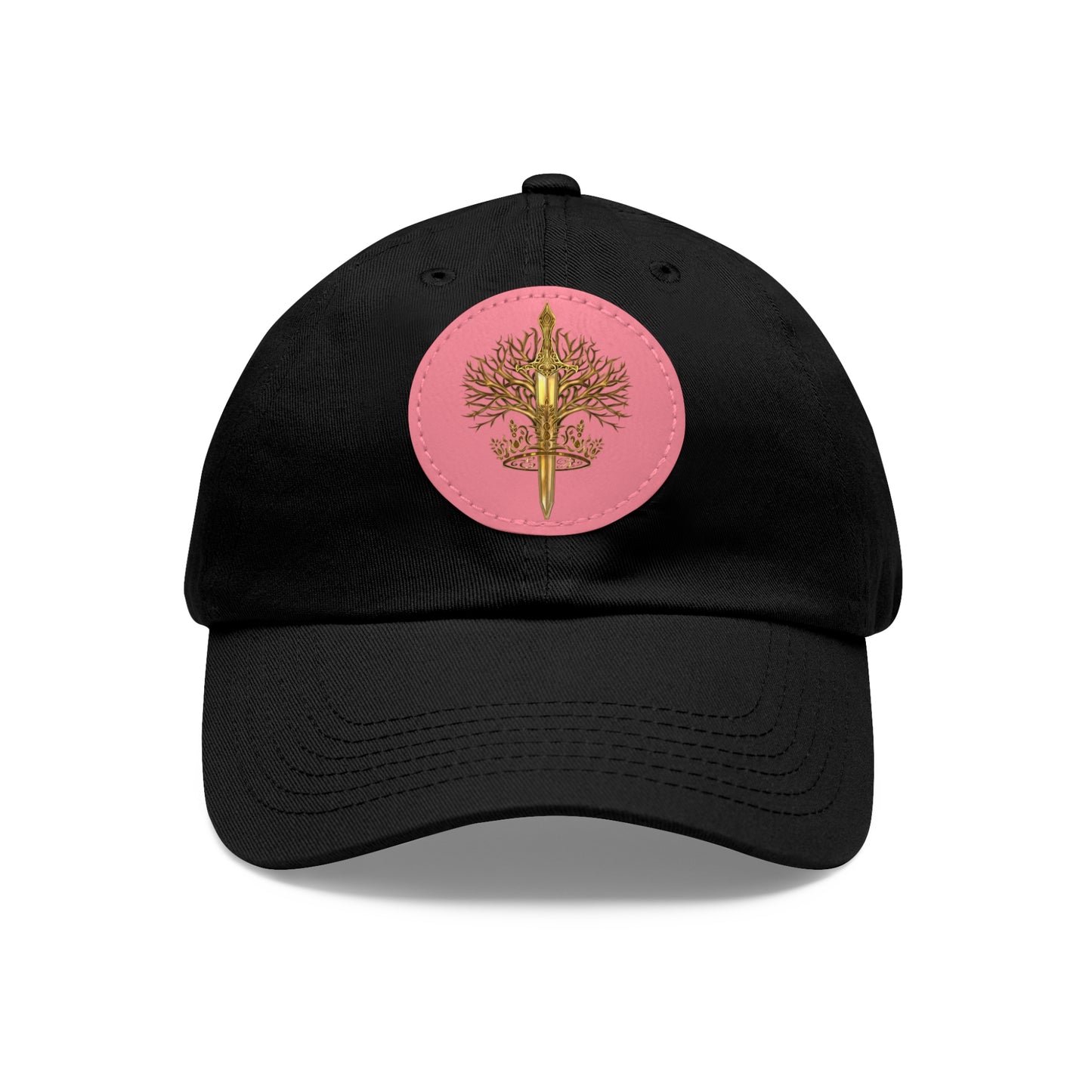 ElBin Logo Hat with Leather Patch (Round)