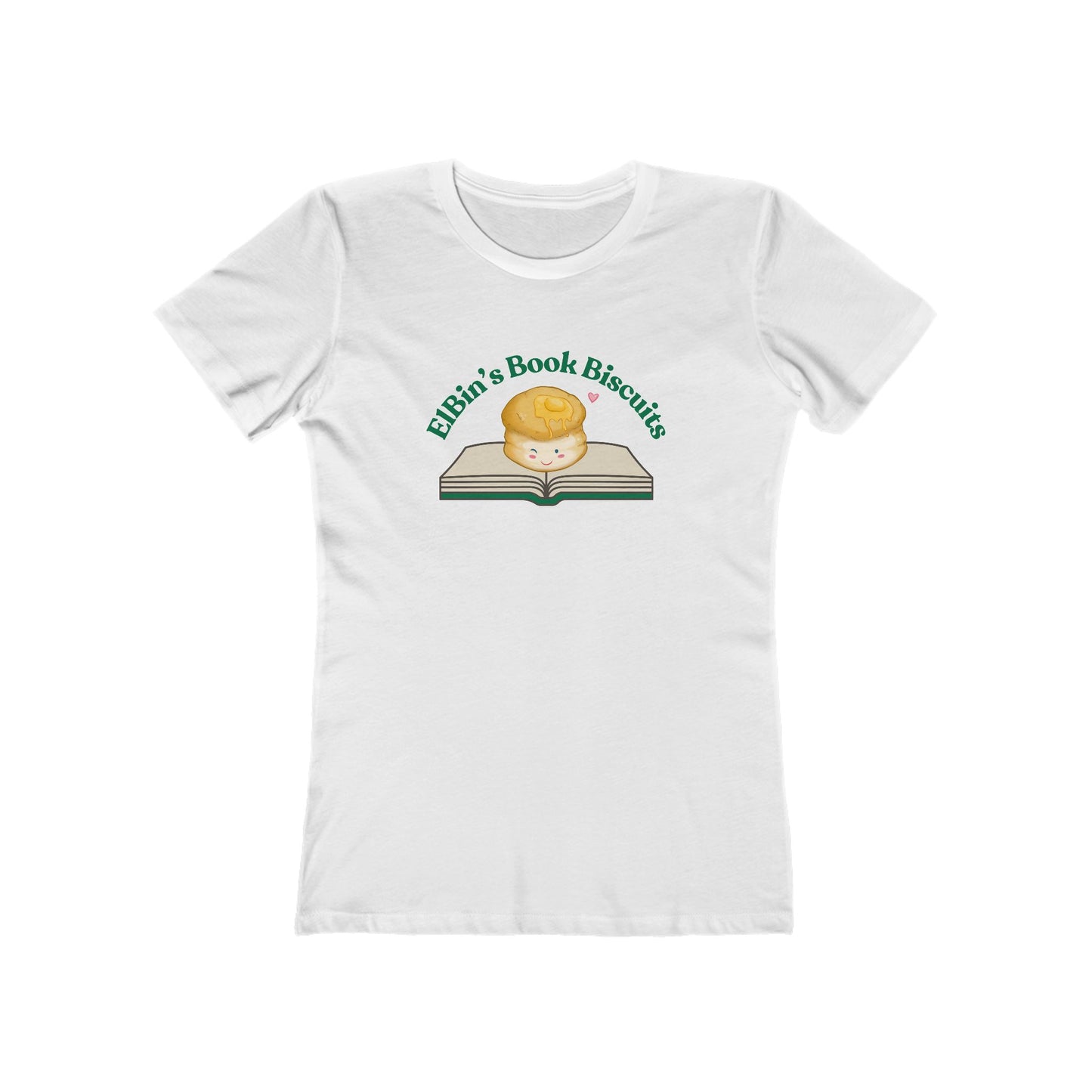 ElBin's Book Biscuits Boyfriend Tee for Women