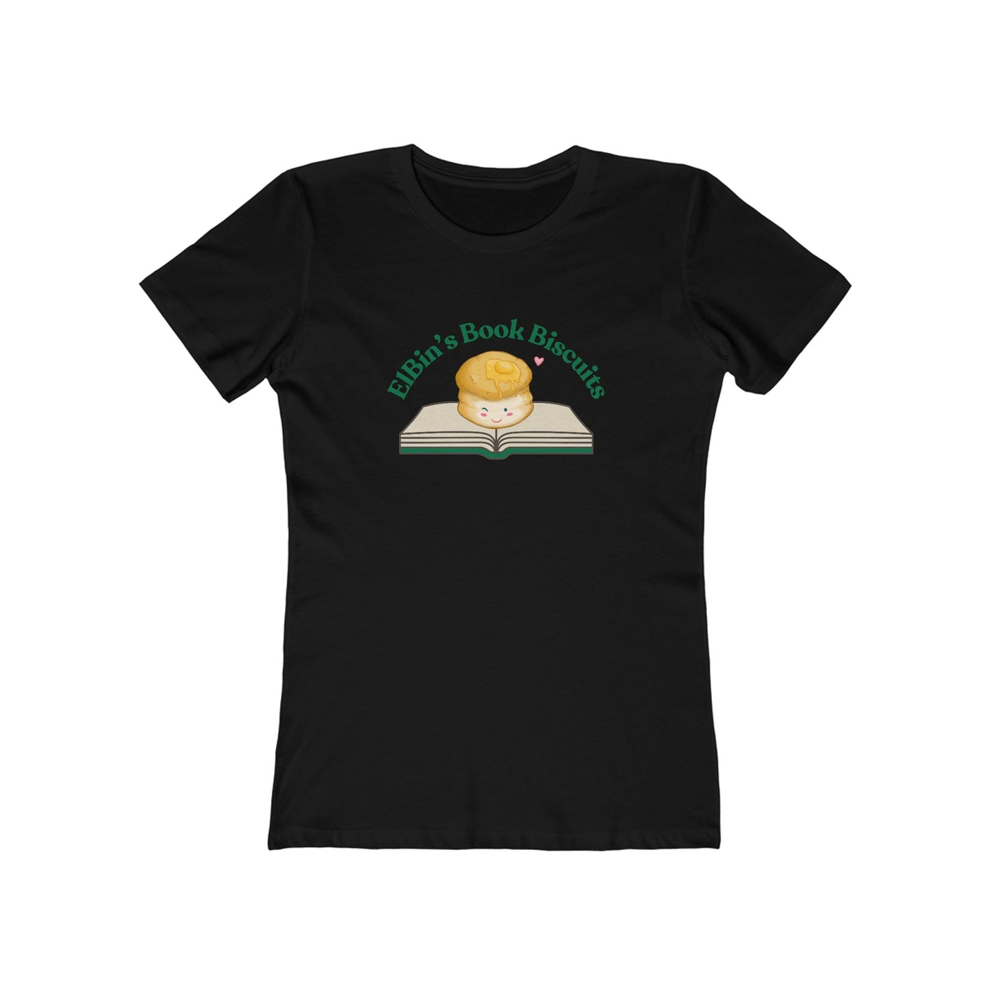 ElBin's Book Biscuits Boyfriend Tee for Women