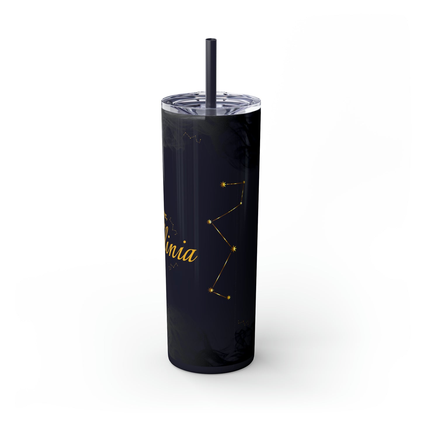 Feralinia - Skinny Tumbler with Straw, 20oz