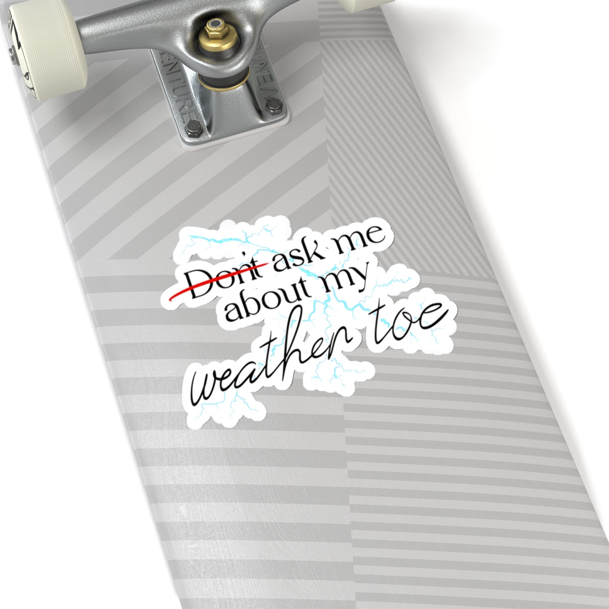 Weather Toe Sticker