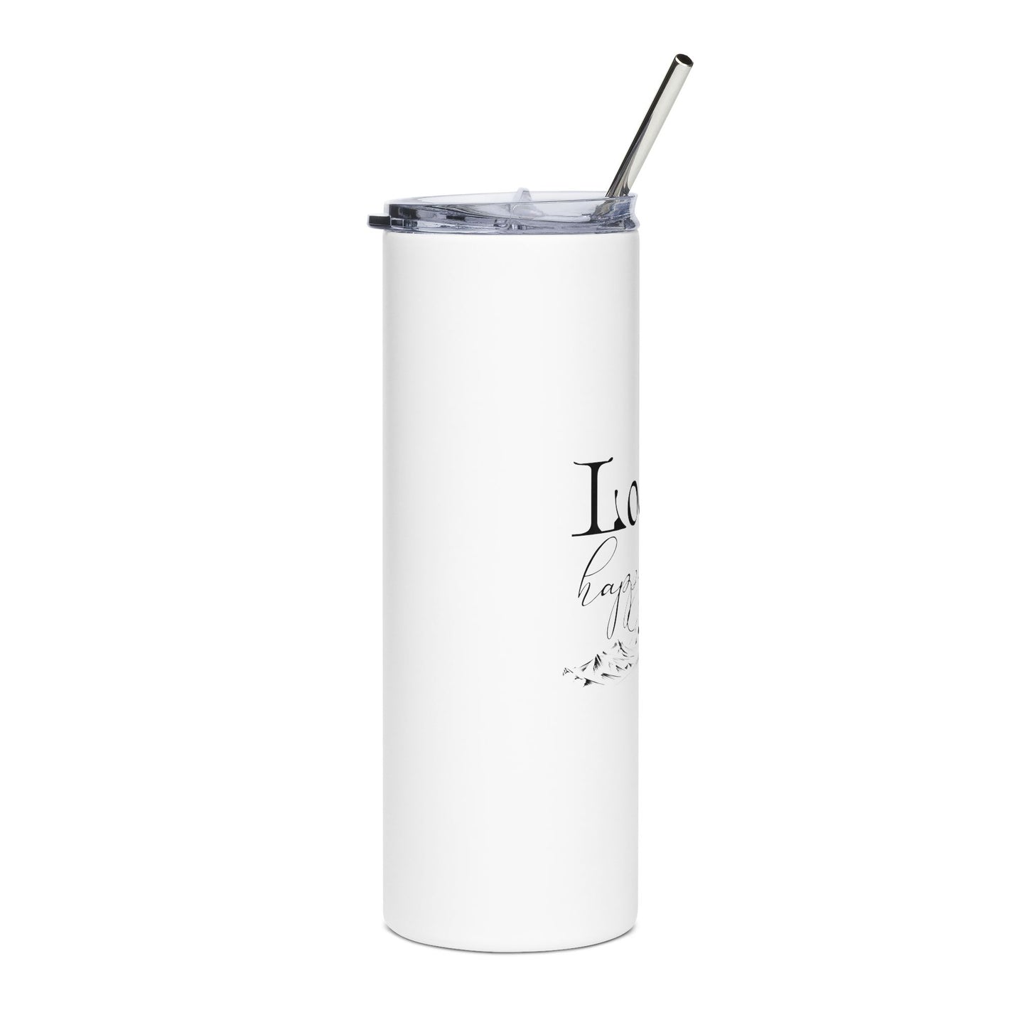 Lochlann is my Happy Place 20oz Stainless Steel Tumbler – Slim Insulated Travel Cup