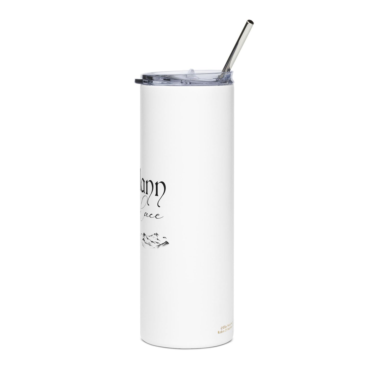 Lochlann is my Happy Place 20oz Stainless Steel Tumbler – Slim Insulated Travel Cup