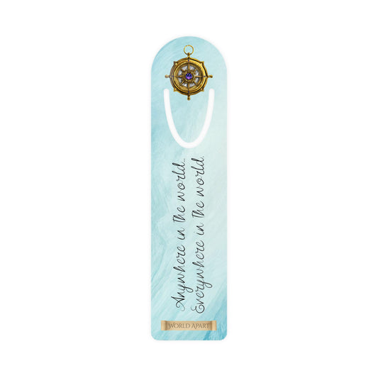 Compass Metallic Bookmark